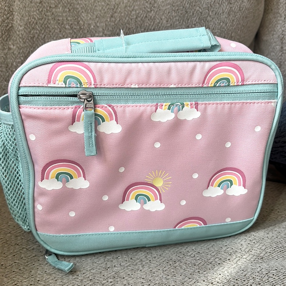 🌈 Pottery Barn Kids rainbow lunchbox 🌈